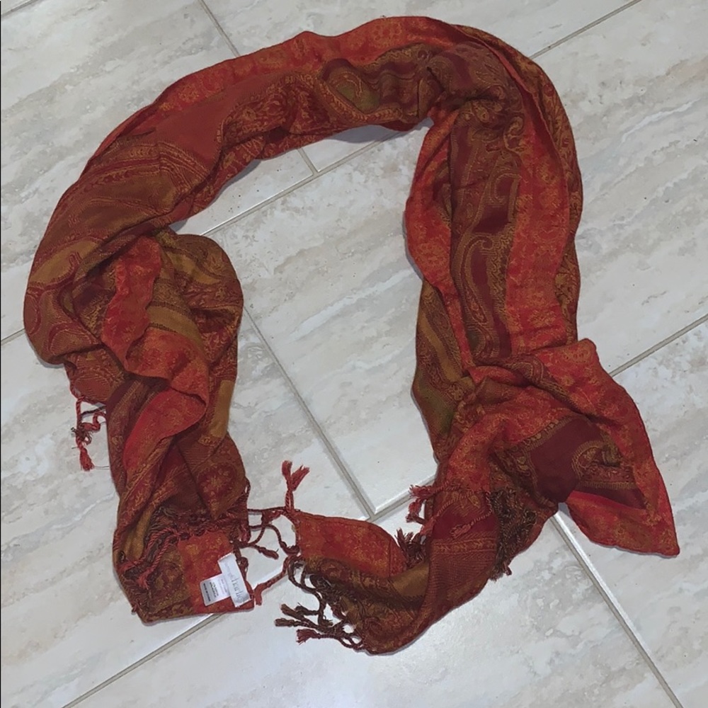 Red Orange Scarf - Picture 1 of 3